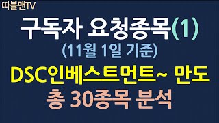 구독자 요청종목(1)_11월1일