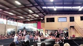 My first time cheerleader competition rehearsal with my new elite team Bubblegum