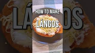 How To Make Lángos | Best Hungarian Street Food | Recipe #Shorts