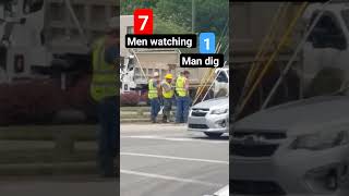 Road Work Best Crew #funny #road #roadwork #life #construction #shorts #shortsfeed