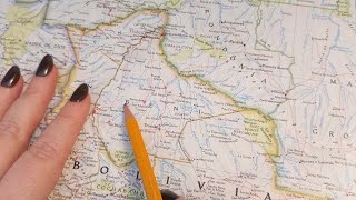 ASMR ~ Beni, Bolivia History \u0026 Geography ~ Soft Spoken Map Tracing Google Earth