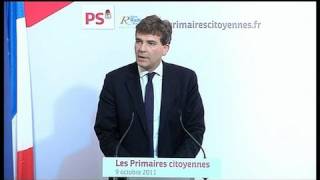 A. Montebourg, 3e homme de la primaire PS