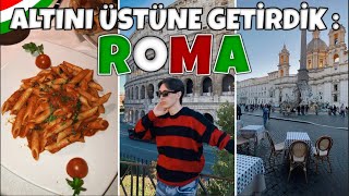 1 GÜNDE ROMA GEZİSİ! Fiyatlar, gezilecek yerler, Kolezyum, İtalya'da ne yenir? Roma Vlog 2022! 🇮🇹