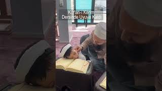 Kur'an'ı Kerim dersinde uyuya kalan minik Yusuf 😴😊 🤲🏻 #kuran #kuranıkerim #shorts #ramazan #çocuk