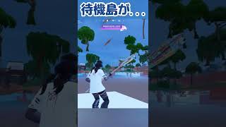 た、待機島が、、、バグった結果... #shorts #short #fortnite #フォートナイト #ショート #ショート動画