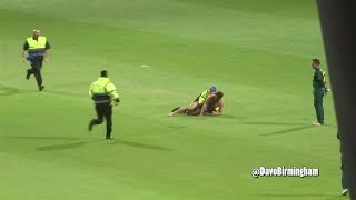 Streaker tackled at T20 Finals Day (at Edgbaston)