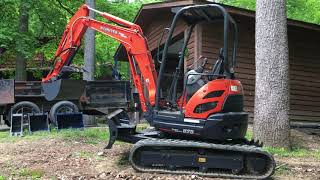 I found a like new 2008 Kubota U25 mini excavator. 15 years old with only 114 hours of use!