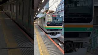 新宿駅発車する湘南新宿ライン快速国府津行きE231系K-02＋E231系S-29