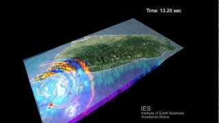 ShakeMovie: 2012/09/05, M5.2 earthquake, TAIWAN