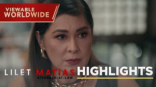 Lilet Matias, Attorney-At-Law: Renan holds Patricia hostage with their dark secret! (Episode 249)