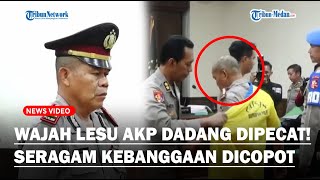 WAJAH LESU AKP DADANG! Berdiri Dengarkan Putusan Sidang Kode Etik, Resmi Dipecat dari Polisi