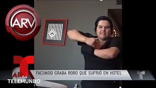 Facundo grabó robo que sufrió en un hotel en Chile | Al Rojo Vivo | Telemundo