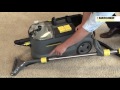 how to use the karcher puzzi 10 1 carpet and upholstery cleaner