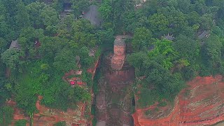 中国のとある風景 ｜ 楽山大仏