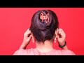 easy low bun hairstyles for medium hair simple bun hairstyle for daily use hair style girl self