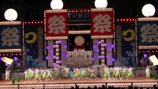 「日本福祉大学　夢人党」　安濃津よさこい2011　メインステージ