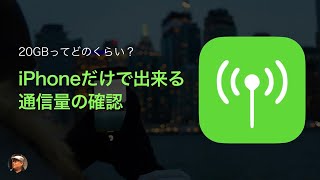 【通信量の確認】モバイルデータ通信の使用量を確認してプランの見直しに活用！Wi-Fiで節約する時に覚えておきたいポイント