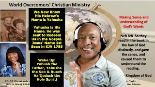 Yahusha is His Name. He was sent to Redeem Us in the Gospel. Jesus' Name 1st Seen in KJV 1789 Pt B