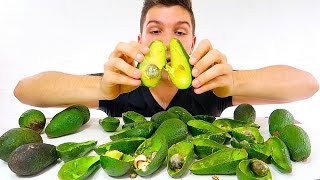 Avocado Challenge Mukbang