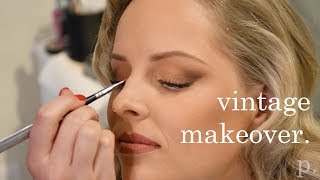 Vintage Hairstyling | A Glam Makeover at Parlour Salon