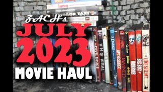 Zach's July 2023 Movie Haul: Found Footage, Triple Feature Horror and More (Blu-Rays and DVDS)