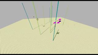 Boids - AI flocking behavior simulation