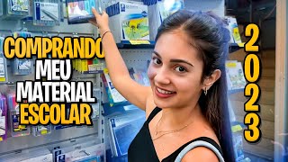 COMPRANDO MEU MATERIAL ESCOLAR 2023!!! - MILA FLORÊNCIO