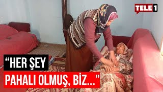 Annesinin yaşlılık maaşıyla geçinen kadının isyanı yürekleri sızlattı