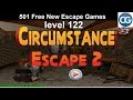 [Walkthrough] 501 Free New Escape Games level 122 - Circumstance escape 2 - Complete Game