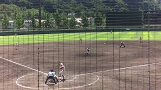 2017.9.3 根来塁選手(智辯和歌山) フェンス直撃ツーベース 対 那賀 新人戦