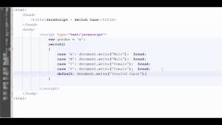 JavaScript Tutorial #11 - Working with Switch Case and OR Operator