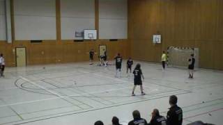 Aggressiver Handballeinsatz
