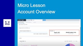 Microlesson: Account Overview