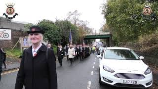 Ron Butters Bellshill Salvation Army Remembrance Day 2024