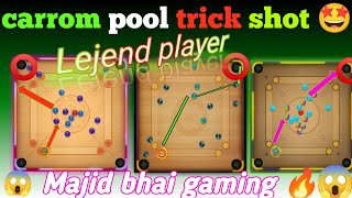 carrom pool indirect shots😎//Trick shot game play 🔥
