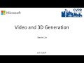 [CVPR24 Vision Foundation Models Tutorial] Video and 3D Generation by Kevin Lin