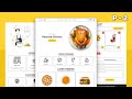 How To Make A Responsive Food / Restaurant Website Using HTML / CSS / JS Step By Step [ About Page ]
