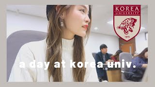 Day in the Life of a University Student | Korea University 🇰🇷