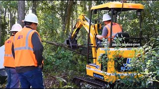 JCB 19C Electric Excavator Customer Feature with JEA in Jacksonville