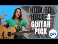 My TOP 2 Options For How To Hold A Guitar Pick For Beginners