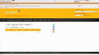 13 - bWAPP Tutorials - SQL Injection(GET/Select)