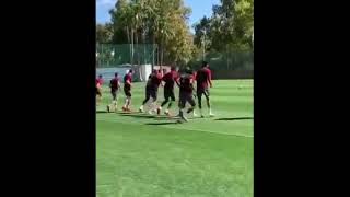 Liverpool training in Marbella, for champions league final 2019