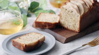 [Tea and apple pound cake] Easy with hot cake mix!  ｜ macaroni