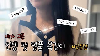 저의 인생 첫 명품 목걸이는 이겁니다! 여러 브랜드 같이 비교해봐요💎✨