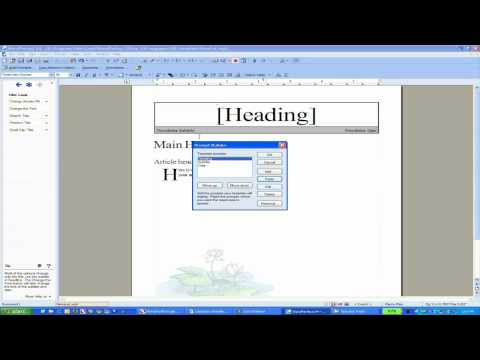Working with WordPerfect Templates Working with WordPerfect Templates
