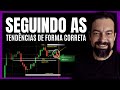 Como operar seguindo a tendência em região de suporte e resistência - Trader iniciante.