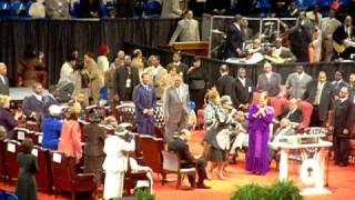 The Clark Sisters singing at the 103rd Holy Convocation