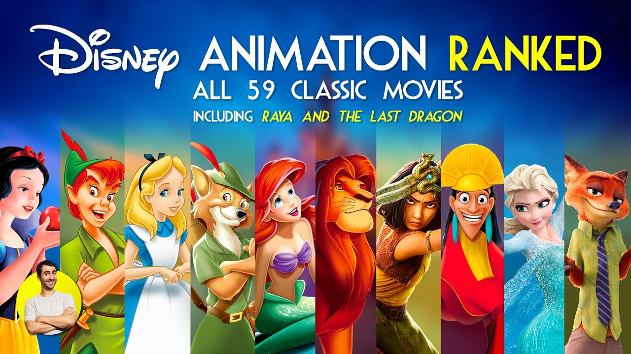 Disney Animation - All 59 Movies Ranked Worst To Best (w/ Raya And The ...