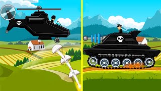 BE THE BOSS! TANK LASERJAW VS HELLABOMBER - Hills of Steel | Android iOS Gameplay