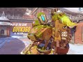 overgrown bastion exclusive origin skin gameplay overwatch